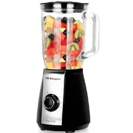 Orbegozo Batidora de Vaso BV 6575 1.5L 600W 5 Velocidades - Jarra de Cristal